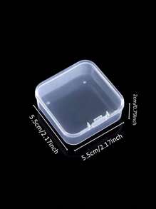 1 Set mit 12/15/20/30 Stücke (2.17in) transparenten Kunststoffaufbewahrungsboxen - geeignet für Perlen, Schmuck und Bastelbedarf - langanhaltend Aufbewahrungslösung, perfektes kleines Geschenk für sich selbst, Studenten, Freunde und Geliebte, Schmuckbox für Frauen Aufbewahrungsorganizer, Reiseaccessoires, Rückkehr zur Schule