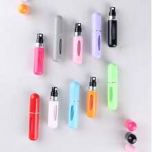 5pcs, 5ml Solid Color Refillable Perfume Bottle, Directly Filled With Perfume Bottle At The Bottom, Reusable Fine Spray Bottle, Makeup Bottle, Perfume Distribution Tool, With Storage Box, Available In Various Colors, Birthday Gifts For Family And Friends, Holiday Gifts, Travel Convenience - Multicolor - View 4