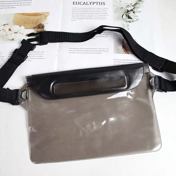 Waterproof Bag With Waist & Shoulder Strap, Best Dry Bag To Keep Phone & Valuables Dry & Safe, Ideal For Boating, Swimming, Snorkeling, Kayaking, Beach, Water Park
