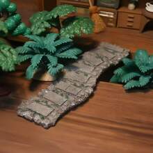 Miniature Landscape Stepping Stone Path Materials - DIY Diorama Miniature Path | Courtyard Stepping Stones | Park Path Landscaping | Outdoor Sandbox Tile | Handmade Miniature Landscape Accessories