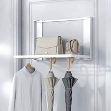 Space Saving Collapsible Storage Rack For Side Of Washer And Fridge, Versatile Shower Room Organizer Shelf, Multi-Purpose Bathroom Towel And Laundry Storage Solution, Compact Unit With Easy Assembly, Space Optimizer For Small Bathrooms, Laundry Nook, Utility Closet, And Kitchen Corners, Sturdy Yet Lightweight Design, Non-Slip Base, Keeps Accessories Neat And Within Reach