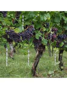 驱鸟反光棒 30 厘米 驱鸟器 风动螺旋旋转杆 悬挂饰品 家居花园装饰 - 銀色 - 查看 5