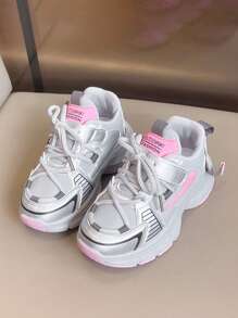 Zapatos deportivos casuales y transpirables de malla para niños y niñas, zapatillas atléticas antideslizantes