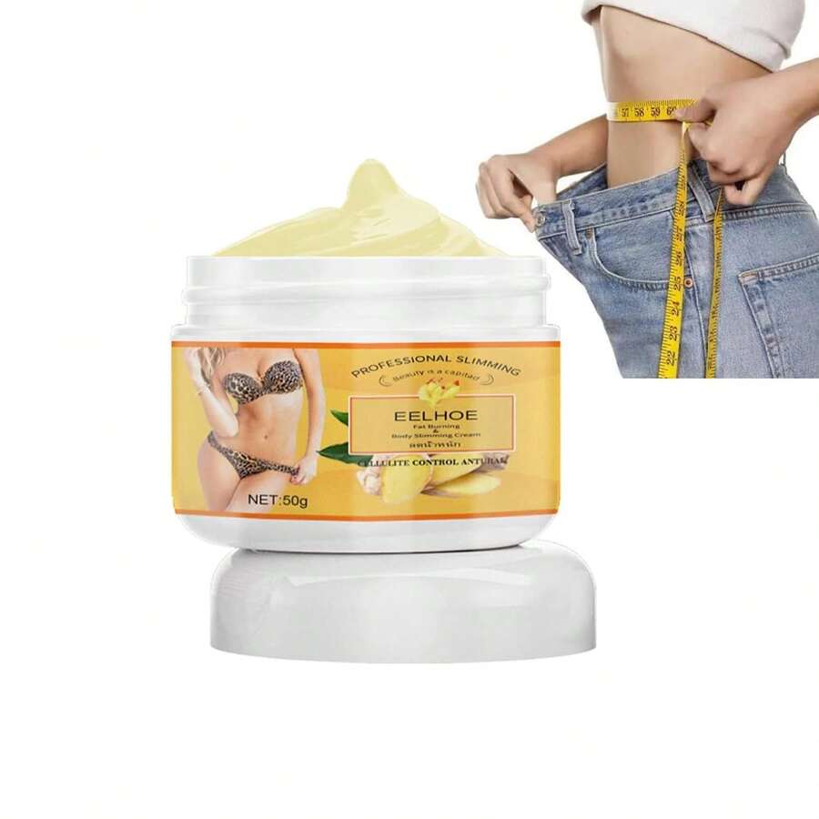 Ginger Fat Burning Weight Loss Anti-Cellulite Full Body Slimming Cream Gel, Hot Cream For Belly, Anti-Cellulite Gel,Ginger Weight Loss Cream Slimming Fat Burning Body Weight Loss Cream - Multicolor - View 1