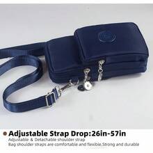 Small Crossbody Bags For Women Mini Cell Phone Purses Handbag Shoulder Bag - 藏蓝色 - 查看 3