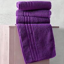 Lilac Purple Bath Towels 4 Pack Soft And Absorbent, Premium Quality Perfect For Daily Use 100% Cotton Towel 600 GSM - Lilac Purple - View 2