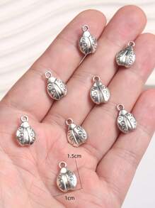 8pcs Cute Animal Shaped Zinc Alloy Pendants, DIY Jewelry Making For Necklace, Bracelet, Gift
