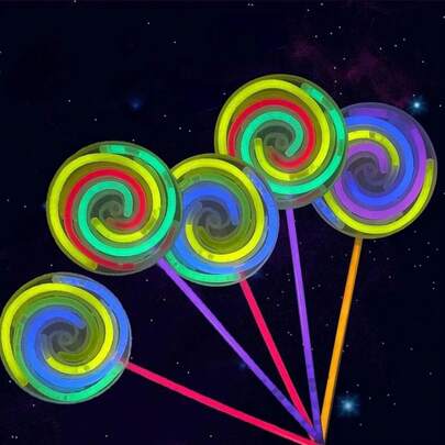 10 Glow In The Dark Neon Bracelets, 10 Glow In The Dark Neon Candy Party Palettes, Glow In The Dark Party Wedding Palettes
