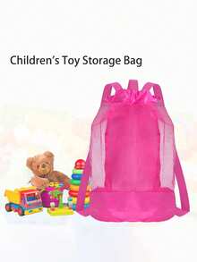 Children's Outdoor Toy Storage Bag, Beach Bag, Backpack Beach Bag, Beach Toy Storage Bag - Multicolor - View 4