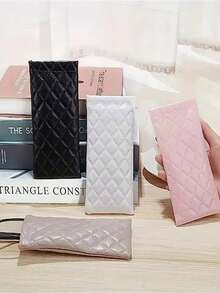 4pcs Portable Squeezed Glasses Case - PU Leather Soft Sunglasses Bag, Portable Phone Sunglasses Storage Box Covertravel Essentials Travel Accessories Travel Bag For Vacation Holiday Back To School School Stuff Sunglasses Women