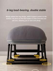 折叠床午睡床户外单人床简易便携办公室午休行军床多功能休闲椅陪护床