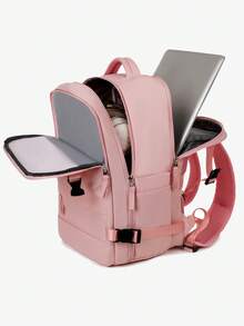 Grand sac à dos pour hommes, sac à dos pour le trajet domicile-travail/école, sac pour ordinateur portable à la mode, sac de voyage d'affaires courte distance, convient pour Ryanair, sac de nuit, fournitures scolaires, sac d'écolier, cartable, sac de rentrée scolaire, grand sac de voyage - Multicolore - Voir 7