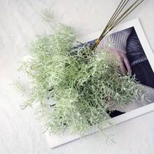 18 tallos artificiales de romero - Plantas falsas realistas resistentes a los rayos UV para decoración de granjas rústicas, bodas, hogar, porche, patio, jardín de uso interior/exterior - Decoración estacional festiva (Navidad, Acción de Gracias, Pascua), plantas artificiales para decoración del hogar, decoración de bodas, jarrones vintage, diseño de hojas texturizadas