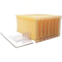 Upgrade 7X Auto Flowing Honey Hive Beehive Frames + Beekeeping Brood 2 Layer Box House - 棕色 - 查看 6