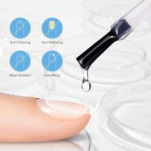 Nail Dehydrator Primer Top Base Coats Kit Superior Protein Bonding Fast Air Dry For Acrylic Powders Nail Gel Polish - Clear - View 5