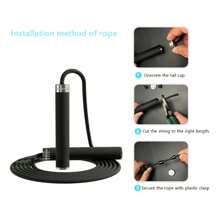 Boxing Jump Rope Sport Excercise Adults Lose Weight Diet Length Adjustable Jumping Rope For Beginners Dual Ball Bearing Design