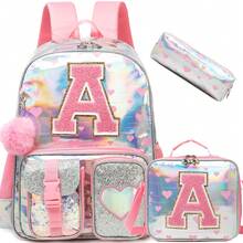 Cute Backpack For Girls Elementary Preschool Kids Lunch Box Bag For School Back To School - Multicolor Girls Backpack Set - View 8