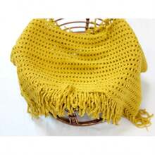 Soft Knitted Newborn Photography Tassel Backdrop Blanket, Vintage Boho Background Blanket, Newborn Photography Props Wraps Boy Girl Baby Posing Flokati Mat,Studio Shoot Accessories - Multicolor - View 11