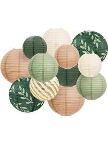 Set de felinare de hârtie pentru decorațiuni de petrecere, 6/12/8 buc., pentru nuntă, petrecere, ziua de naștere, petrecere de burlăcițe