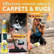 Natural Carpet Deodorizer Powder - Dry Pet Smell Eliminator & Urine Odor Remover - Loosens Fur & Dirt - Plant-Based And  Room Freshener For Home - Fresh Laundry (Pack Of 1) - Multicolor - View 7