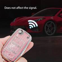 Car Key Fod Cover Shell Case With Keychain For For VW For Magotan For Golf 4 3 5 6 For MK6 For Passat For Touran For Bora For Tiguan For Jetta For Lavida For Skoda For Octavia Key Bag Car Key Remote Case