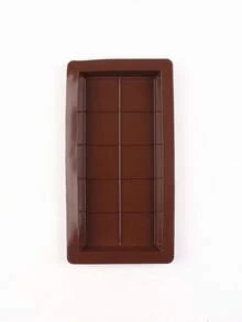 10-Grid Chocolate Mold, Silicone Baking Tool, DIY Cake Mold - Brown - View 8