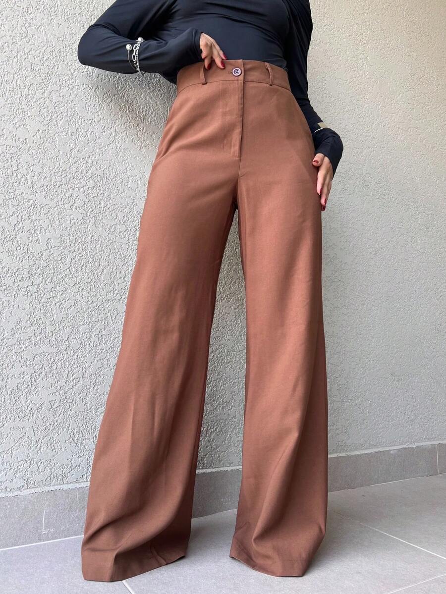 Women's Pantaloon Pants (Marrant) - màu nâu - Xem 1