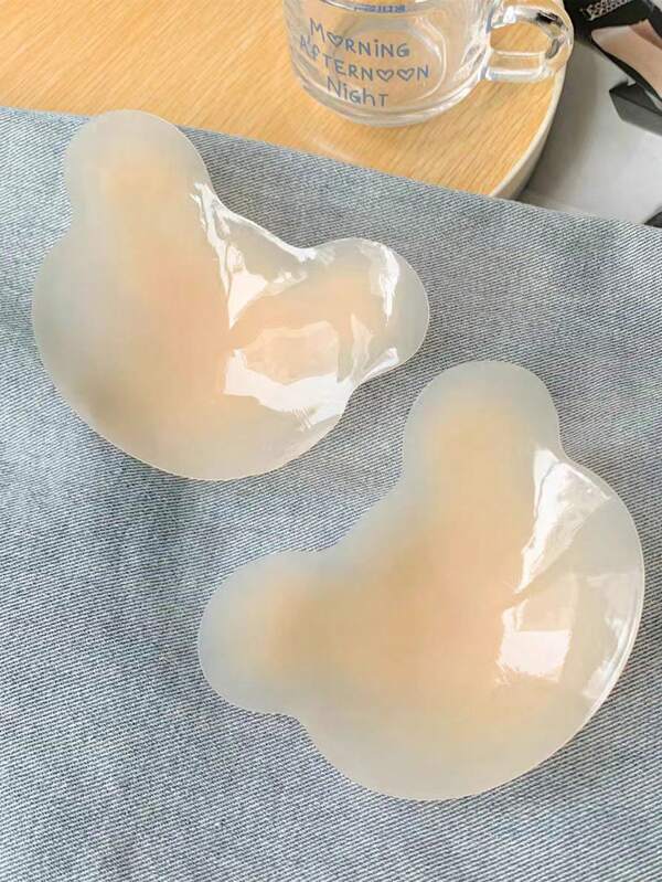 Pezoneras de silicona con forma de oso, en tonos de piel variados, reutilizables, con adhesivo invisible y cómodos para uso diario y especial - 2 piezas