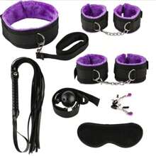 A Purple-Themed BDSM Lingerie Set Designed For Couples Passionate About SM And Dominance-Submission Training. Featuring Multiple Style Options, It Suits Both Experienced BDSM Enthusiasts And Couples New To Exploring SM.