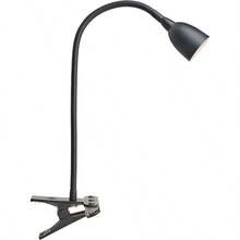 TXHF NHCLPOLBK Olivia LED Clamp Light Desk Lamp With Flexible Gooseneck 3 Brightness Levels And 3 Color Modes Black - Black - View 1