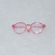 1PC (Accessories Only) 17cm Summer Versatile Glasses Sunglasses Multi Color Matching Transparent Glasses