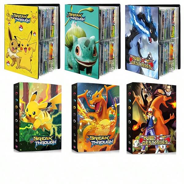 bandai Card Book, Anime Cartoon Collection Book, Card Storage Card Pack Four Palace Grid Card Book