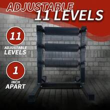 mteryoing "Adjustable Squat Stand For Bulgarian Split Squats - Single Leg Workout Bench For Glutes, Hip Thrusts & Strength Training" - Black - View 6