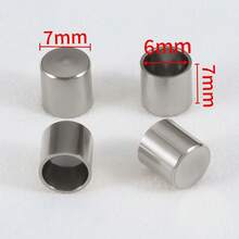 20 Buah Gesper Tali Kulit Gantung Stainless Steel, Tutup Ujung Datar Berlapis Emas, Cocok untuk Aksesoris Pembuatan Kalung, Gelang, dan Perhiasan DIY - gesper tali - View 12