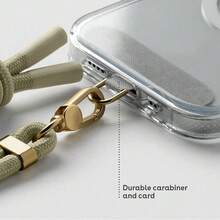 6mm Bold Phone Case Lanyard Retractable Anti-Lost Braided Rope Strap Fabric Adjustable Phone Wrist Lanyard - Multicolor - View 5