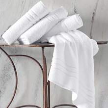 White Bath Towels 4 Pack 27 X 54 Inches 100% Turkish Cotton Soft Lightweight And Highly Absorbent Quick Drying Towels, Premium Quality Perfect For Daily Use - 白色 - 查看 8
