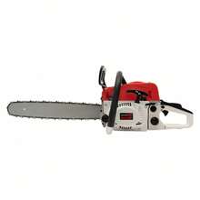TFCFL 20 Inch 2-Stoke Chain Saw Gasoline Chainsaw 2-Stoke 52cc Gas-Powered Chainsaw Single Cylinder Chain Saw W/ Tool Bag 2000w,Garden Tools - Đỏ + Trắng - Xem 4