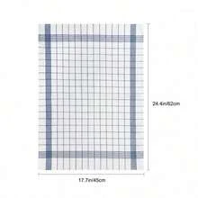 4/6/8/12 Pcs Rags, 2 Colors Kitchen Tea Towels, Creative Napkin Classic Plaid Rectangular Cotton And Linen Fabric Home Kitchen Fabric Napkin Placemat Tea Towel Home Supplies Grid KitchenTowels,Fabric Stripes And Checkered Kitchen Towels, - Multicolor - View 11