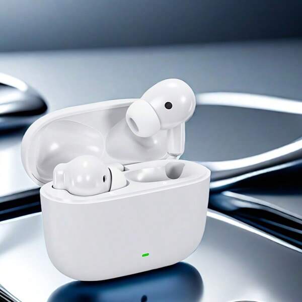 Wireless Bluetooth Earbuds, Earphones, Headphones, Airbuds, Touch Control, HD Mic For Clear Calls, Stereo Sound, Long Battery Life With 150mAh Charging Case – IOS & Android Compatible, Ideal For Commuting, Studying, Gym & Travel