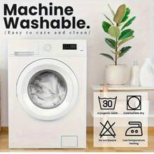 Elegant White Fabric Shower Curtain With Grommet Rings Top - Machine Washable Polyester, Ideal For Modern Bathroom Decor, Bathroom Privacy Solution | Minimalist Design | Polyester Fabric, Bathroom Decor Back To School