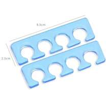 2 Peças Separador de Unhas de Dedo e Dedo do Pé de Silicone Macio, Divisor de Unha do Pé para Fixação de Esmalte, para Salão de Beleza, Suprimentos de Unhas, Ferramentas de Unhas, Ferramentas de Arte de Unhas, Volta às Aulas, Unhas, Ferramentas de Unhas para Unhas Postiças