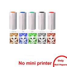 5 Rolos de Papel Fotográfico - Papel Térmico Colorido - Acabamento Liso, 65g/m² - Ideal para Câmeras de Impressão Instantânea e Mini Impressoras, Papel para Impressão Fotográfica | Papel Fotográfico Colorido | Papel de Acabamento Liso, Impressão Fotográfica 57*25mm