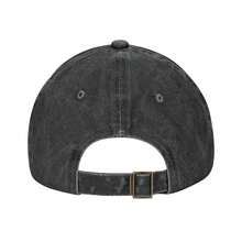 1pc Men's Baseball Cap Retro Adult Baseball Cap Power Up Kiddo , Casual Dad Hat Running Baseball Hat Adjustable, Breathable, Suitable For Outdoor Sports, Camping, Beach, Holiday Gift - Black - View 4