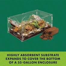 TXHF Coconut Husk Brick Organic Bedding For Reptiles Made With 100% Coconut Fiber Ideal For Tropical Habitats And Egg Incubation