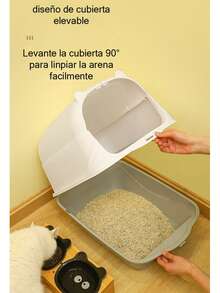 Cat Litter Box Enclosures - Grey - View 5