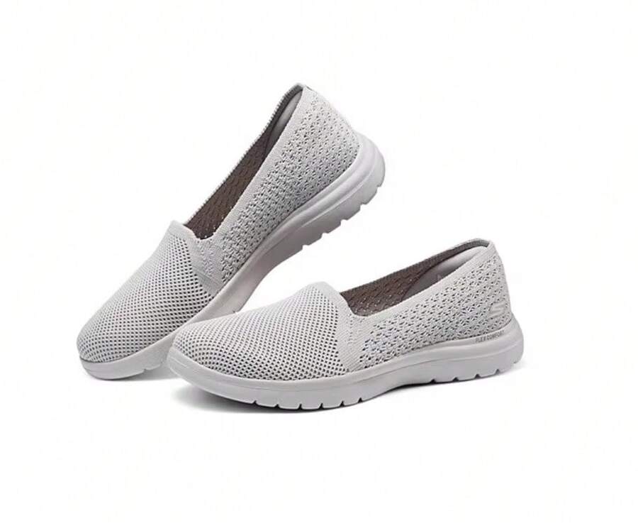Skechers Zapatillas casuales cómodas y transpirables de slip-on para trayectos