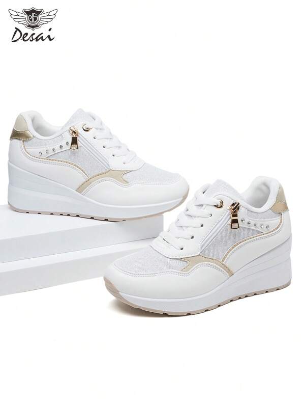 DESAI Modische, vielseitige, personalisierte, atmungsaktive, leichte, gepolsterte, bequeme Lässig Sportschuhe