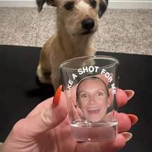 Customized Shot Glass With Picture, Custom Birthday Shot Glasses, Funny Shot Glasses, Personalized Face Party Favors, Shot Glass With Face - Multicolor - View 3