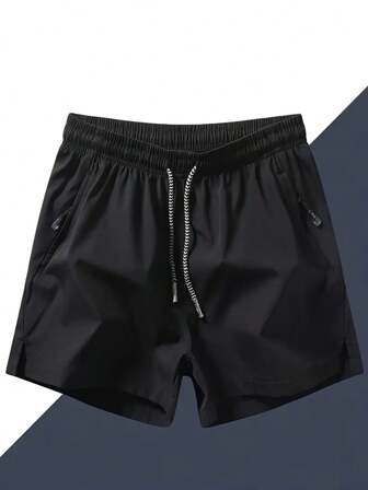 Pantaloncini da uomo slim fit ad asciugatura rapida per l'allenamento