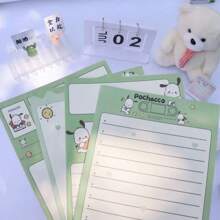 Sanrio A5 Pompompurin Office Notepad, Cute Tear-Off Paper Notebook, Schoolwork Gift, Charming Inspo Stationery,For School Supplies,Back To School